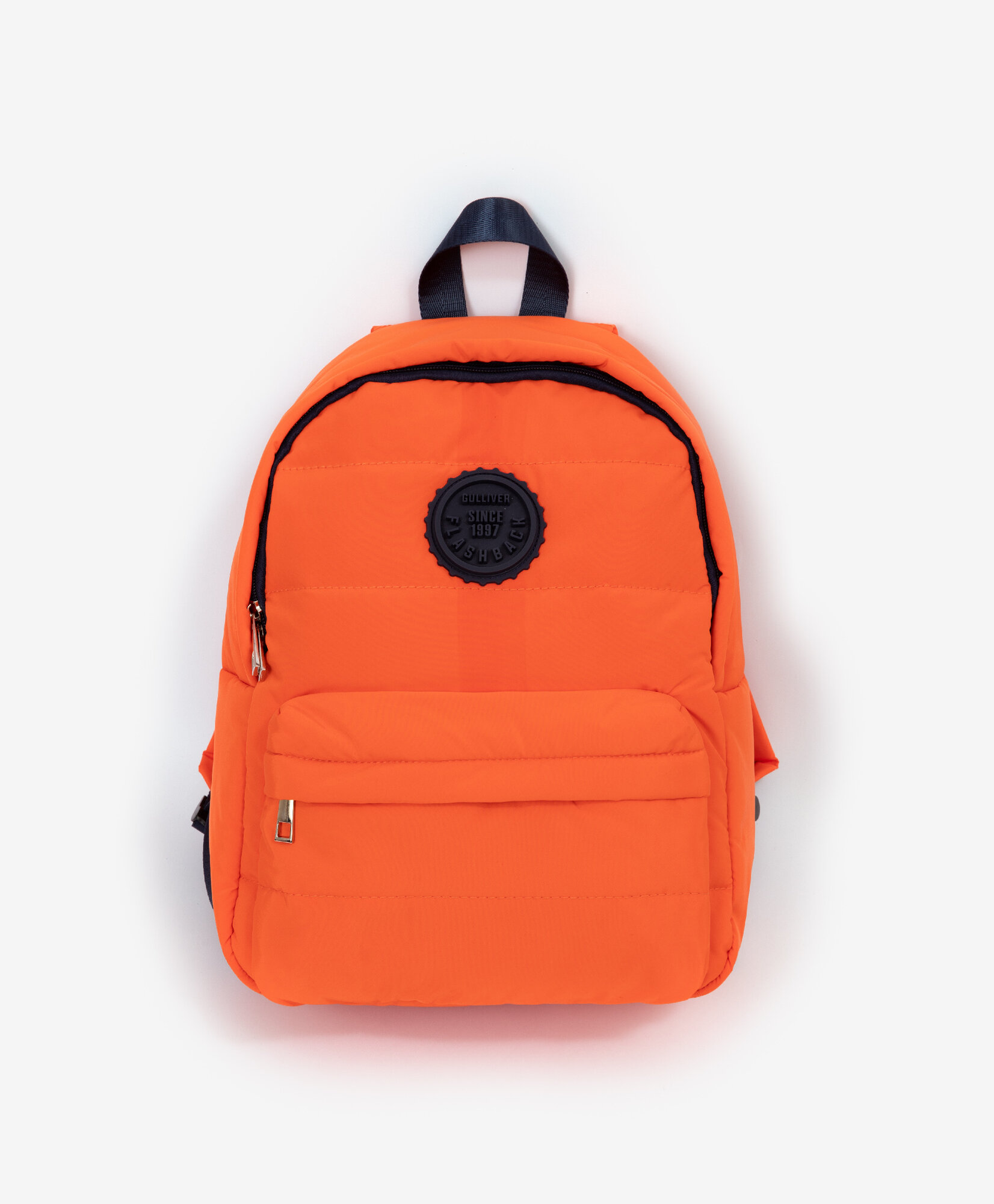 Рюкзак мягкой формы из матовой плащовки оранжевый для мальчика Gulliver , р. One size, мод.22405BMA2126