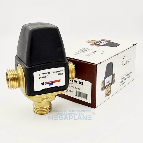 Изображение товара Термостатический смесительный клапан 1/2"