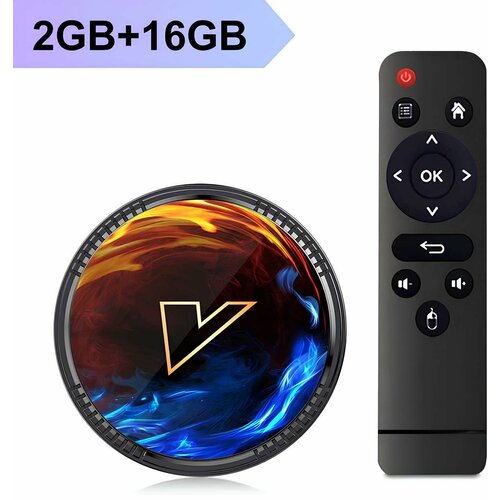 Smart ТВ приставка ANDROID 12 H1 Медиаплеер телеприставка HD TV 2 Gb 16 Gb 4175₽