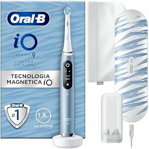 Электрическая зубная щетка Oral-B iO 9, Aquamarine