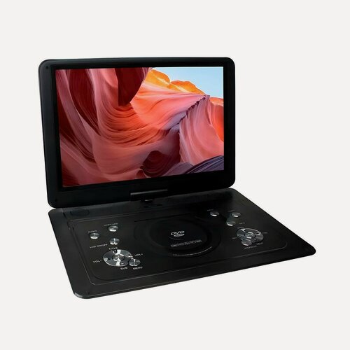 Изображение товара Портативный DVD плеер DVB-T2 16 дюймов Eplutus EP-1516T(TFT ЖК) (K5850RU), переносной DVD с телевизором. Диагональ экрана, в дюймах 16.