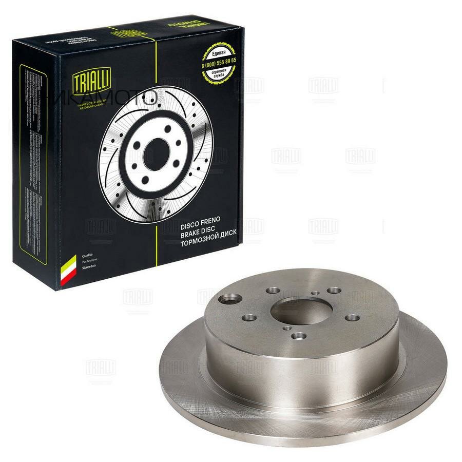 TRIALLI DF220112 Диск тормозной SUBARU IMPREZA (11-)/FORESTER (12-)/XV (12-)/(17-) зад. D=274