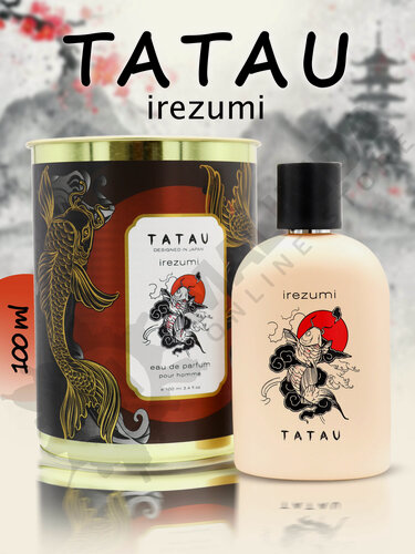 Изображение товара Парфюмированная вода TATAU "Irezumi", мужская, восточный аромат, 100 мл