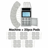 Электростимулятор мышц Agdoad 15 режимов, with 20pcs pads