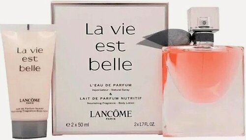 Изображение товара Lancome la vie est belle набор: парфюмерная вода 50 ml + 50 лосьон для тела