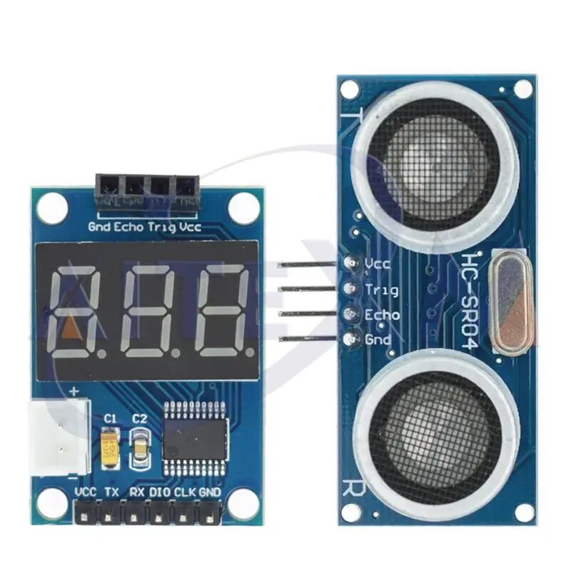 Ультразвуковой датчик SR04 HC-SR04 Ультразвуковой модуль измерения расстояния SR04 Тестовая плата Ультразвуковой детектор волн для Arduino, 1 SET