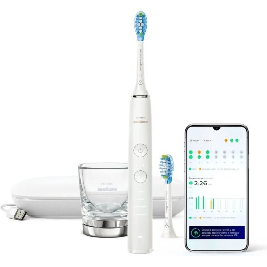 Электрическая зубная щетка PHILIPS , цвет: белый - фото №1