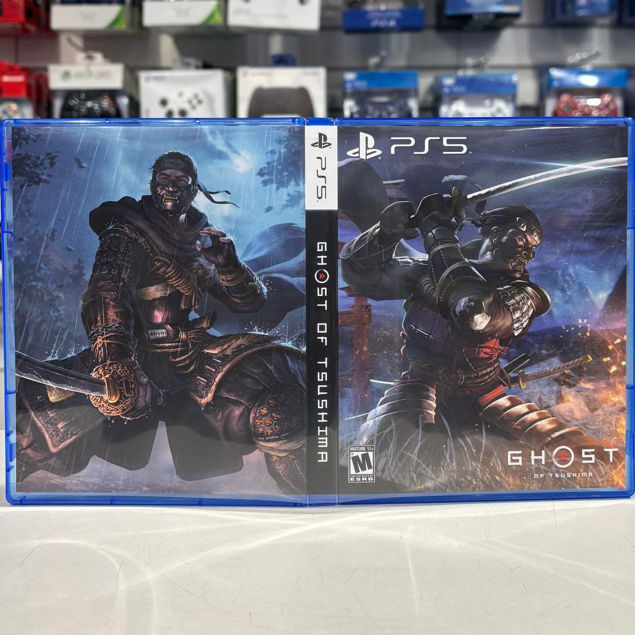 Игра "Ghost of Tsushima/ Призрак Цусимы" PS5 - Кастомная обложка для диска №19