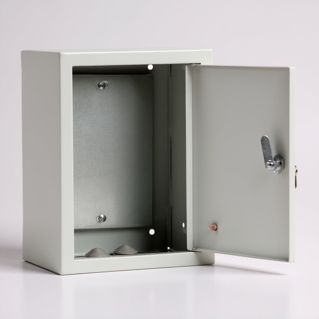 Щит с монтажной панелью ЩМП 01 IP31 (400х220х155) RUCELF навесной