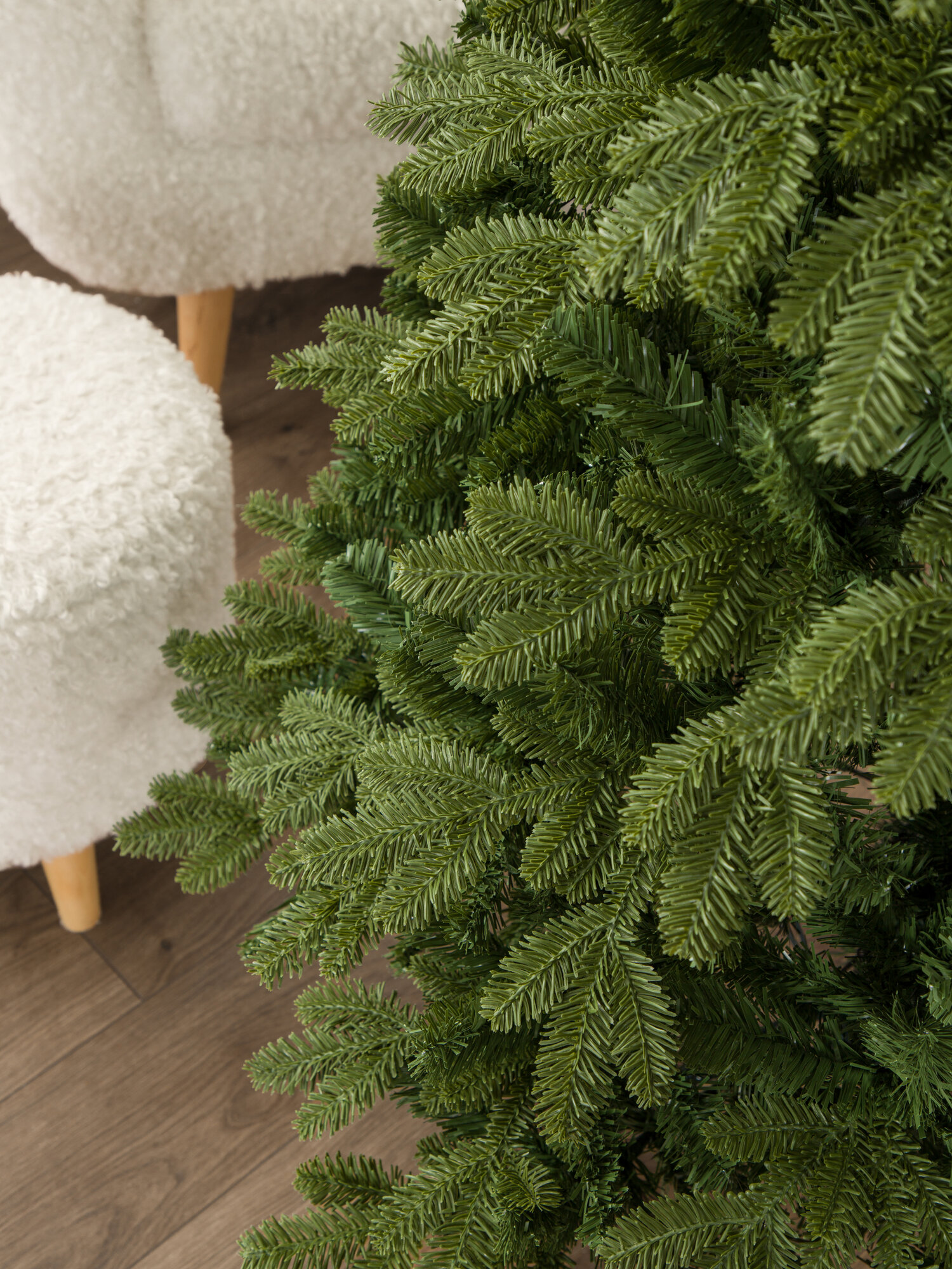 Елка искусственная новогодняя узкая литая+ПВХ 180 см, на Новый год в комнату, Империя Ёлок — фото 1