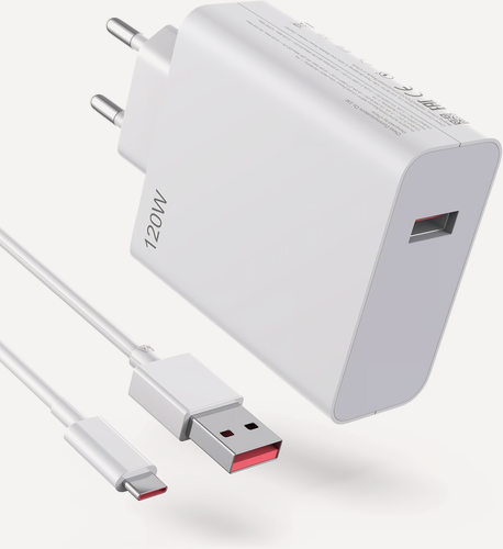 Изображение товара Сетевое зарядное устройство для Xiaomi 120W / Быстрая зарядка для Xiaomi, Redmi, Realme, Samsung, Honor, Huawei, VIVO, OPPO