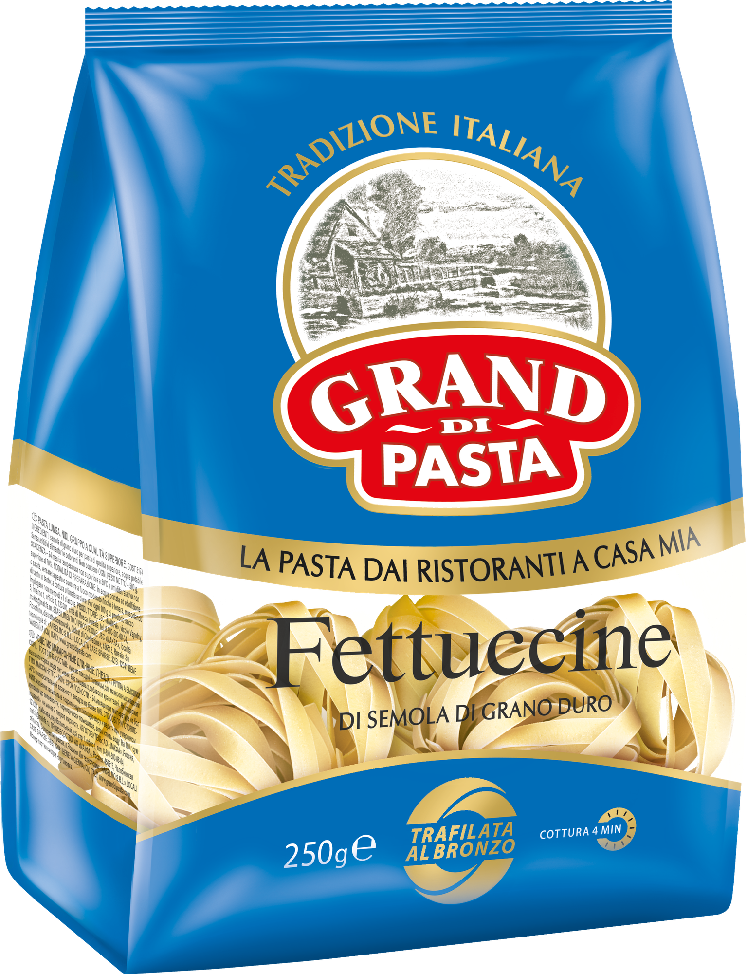 Grand di Pasta лапша феттуччине (fettuccine), 250 г