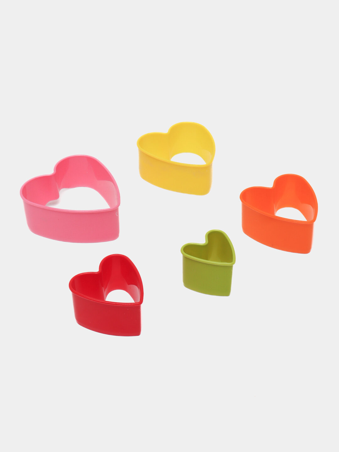 Набор форм вырубка для пряников и печенья виде сердца — фото 1