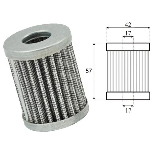 Картридж фильтра BRC / Zavoli впрыск (сетка, 42x57) /FEA1/