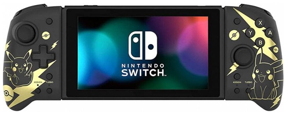 Nintendo Switch Контроллеры Hori Split pad pro (Pikachu Black & Gold) для консоли Switch (NSW-295U)