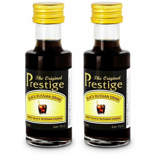 Эссенция Prestige Эссенция для самогона, водки, спирта Prestige "Black Russian", 20 г, 20 мл, 2 уп.