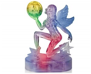 Кристальный 3D Пазл IQ Головоломка Знаки Зодиака Дева со светом
