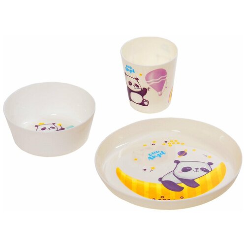 фото 1105la набор детской посуды little angel "panda"