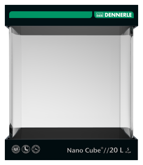 Аквариумный набор 20 л (крышка, подставка) Dennerle NanoCube 20 черный - фотография № 9