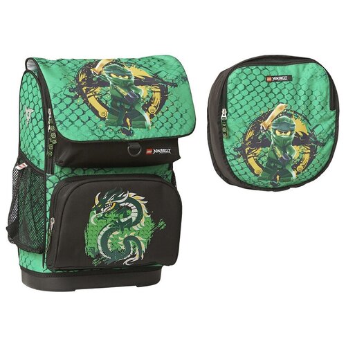 фото Рюкзак школьный lego optimo ninjago green 2 в 1 16 л 20109-2101