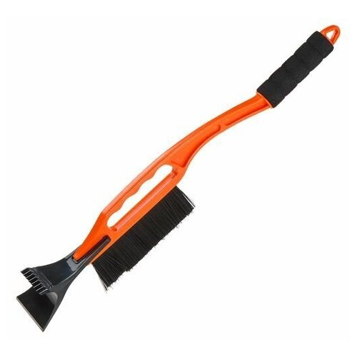 Щетка для снега 54см со скребком STARTUL STANDART (ST9080-02) (щетка-сметка снеговая)