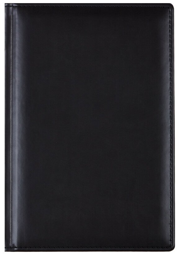 Ежедневник недатированный А5 Attache "Вива" (176 листов) обложка кожзам, черная