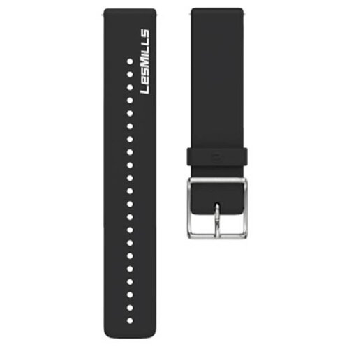 Аксессуар Ремешок для Polar Wrist Band Ignite LesMills 20mm M-L Silicone Black 91081716