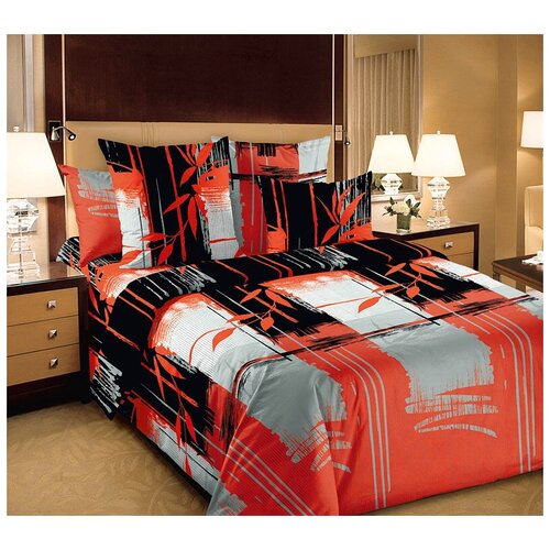 фото Текс-дизайн постельное белье mebelle цвет: красный br29808 (2 спал.)