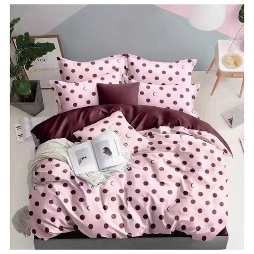 фото Комплект постельного белья dream fly евро 2 наволочки df03-213 код1069 tango