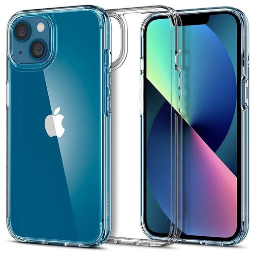 фото Чехол силиконовый для apple iphone 13 прозрачный borasco by vespa