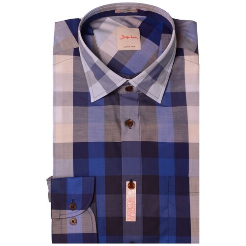 фото Рубашка signum размер xl синий/серый