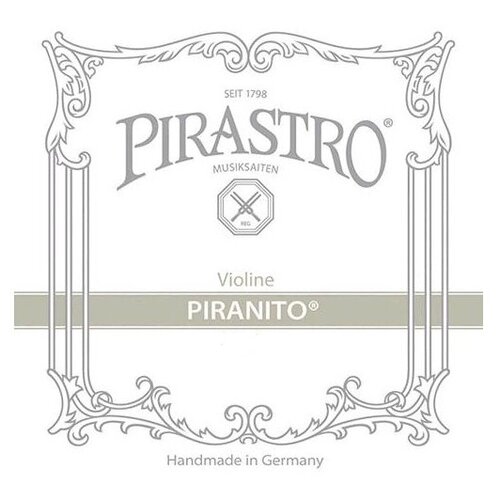 Струна E для скрипки Pirastro Piranito 615100 отдельная струна для скрипки pirastro 311381 ми passione solo е ми размером 4 4 сталь