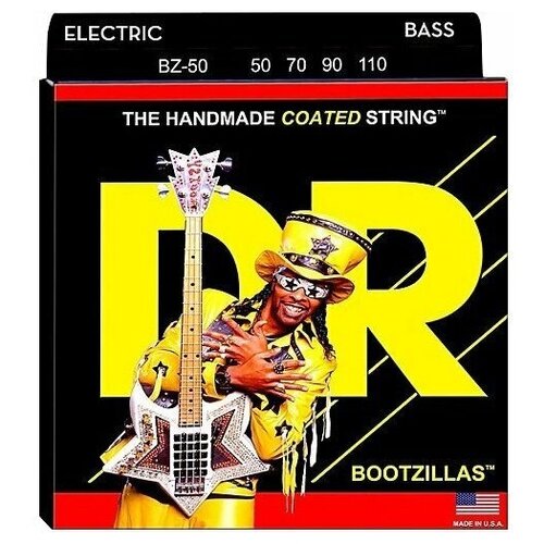 DR Strings BZ-50 - BOOTZILLAS Струны для бас-гитары dr strings bz 50 bootzillas струны для бас гитары