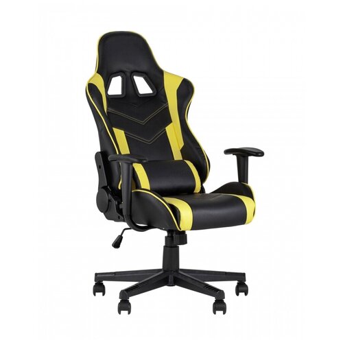 фото Игровое кресло stool group компьютерное topchairs impala желтое геймерское