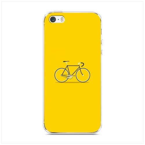 фото Силиконовый чехол "хобби велосипед 1" на apple iphone 5/5s/se / айфон 5s case place
