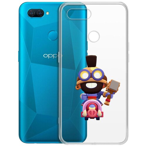 фото Чехол-накладка clear case brawl stars-карл всадник на кабане для oppo a12/a11k/a7/a5s krutoff group