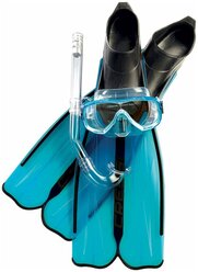 Набор для плавания CRESSI RONDINELLA BAG, р-р 39-40, аквамарин, ласты+маска+трубка+сумка