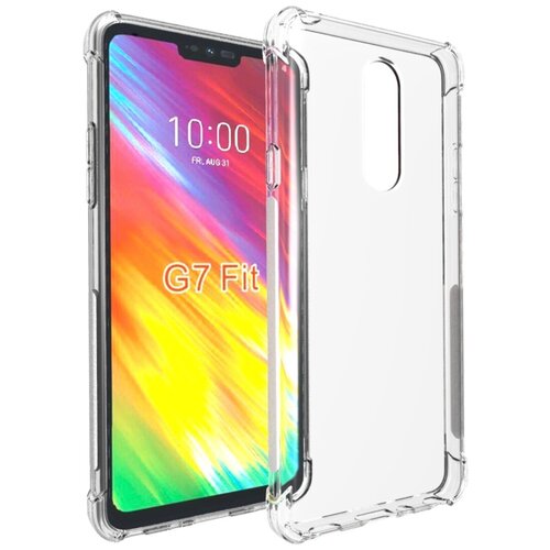 Чехол панель накладка MyPads для LG G7 Fit с защитными заглушками с защитой боковых кнопок с усиленными углами силиконовая прозрачная чехол панель накладка mypads для huawei honor 8x max are al00 7 12 с защитными заглушками с защитой боковых кнопок с усиленными углами силиконо