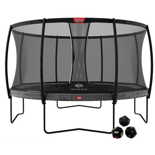 Батут BERG Champion Regular 430 Grey Levels + Safety Net Deluxe