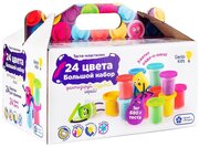 Большой набор для детской лепки Genio Kids "Тесто-пластилин 24 баночки" TA1097