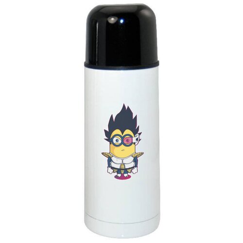 фото Термос coolpodarok миньен в костюме супергероя