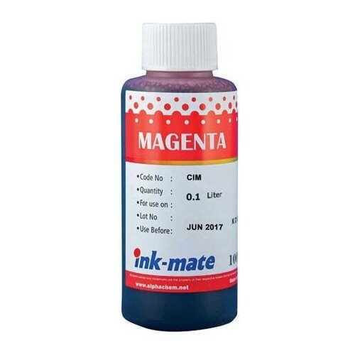 Чернила для CANON CLI-426/526 (100мл, Dye, magenta) CIM-720M Ink-Mate чернила для epson premium ink 6736 100мл light magenta