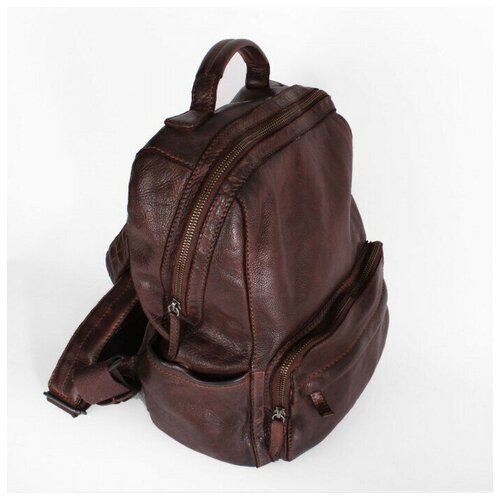 Рюкзак Stampa Brio (Стампа Брио) 7145 - 25176SW Brown обложка для документов stampa brio 110 1213f brown bgs