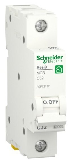 Автоматический выключатель Systeme Electric (schneider Electric) SCHNEIDER ELECTRIC RESI9 (АВ) С 32А 1P 6000А, R9F12132