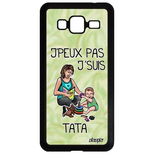 фото Чехол на телефон // samsung galaxy j3 2016 // "не могу - стала тетей!" пародия юмор, utaupia, светло-зеленый