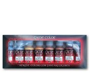 Набор акриловых красок Vallejo серии GAME COLOR - Metallic Colors (8 красок по 17 мл)