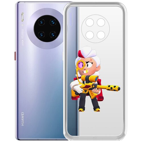 фото Чехол-накладка clear case brawl stars-белль голдхэнд для huawei mate 30 krutoff group