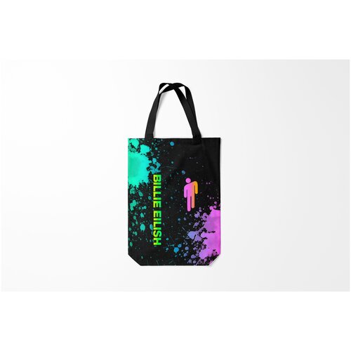 фото Сумка-шоппер / 31х42 см / разная музыка / billie eilish burnettie