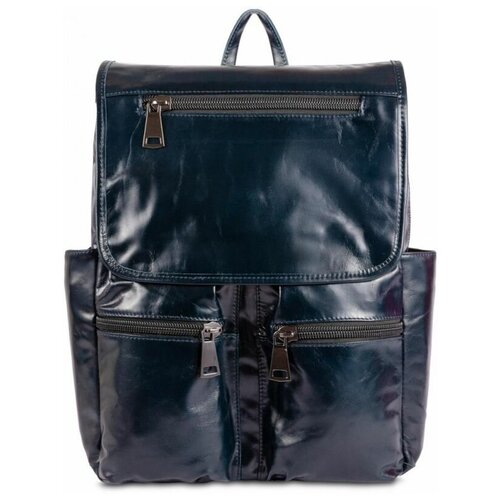 Портфели, сумки и кошельки gsmin Рюкзак GSMIN GLB32 из натуральной кожи (Темно-синий) MN-3099