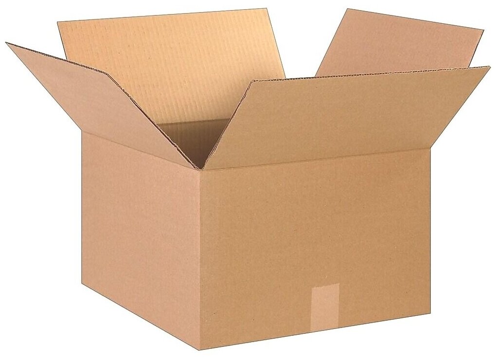 Коробка картонная Decoromir для хранения коробка для упаковки коробка для посылок 380х300х250 мм (ГОСТ №17) 1 шт